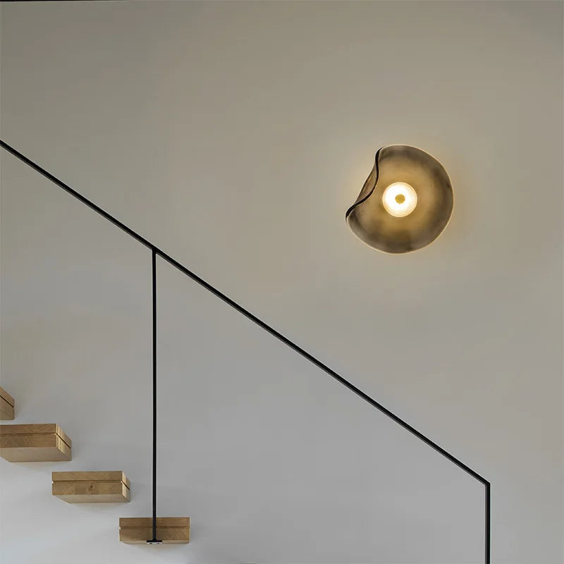 applique murale led art déco en verre pour intérieur élégant - vue 4 sur 8