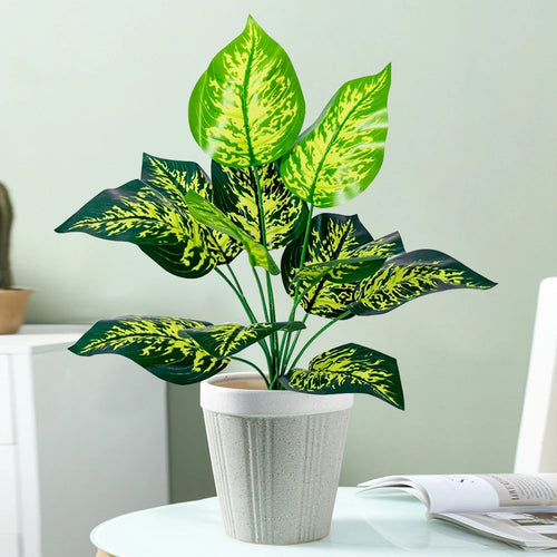 plante artificielle monstera branchage tropical pour décoration intérieure extérieure - vue 2 sur 9
