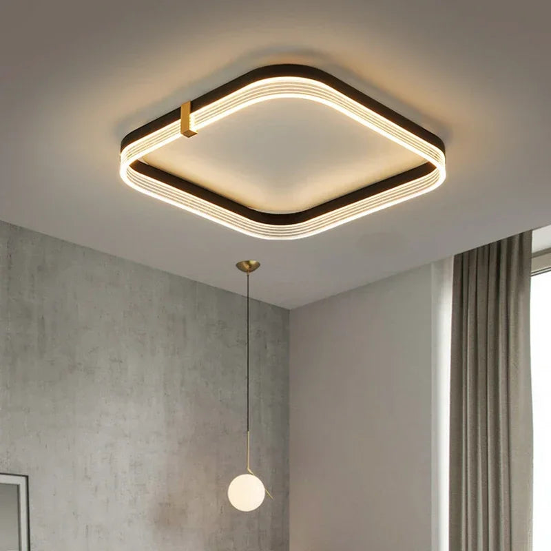 Plafonnier moderne à leds pour intérieur décoration maison