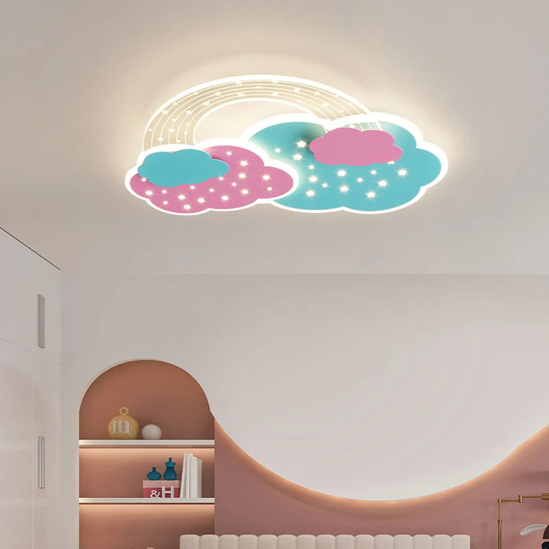 Plafonnier LED en forme de nuage