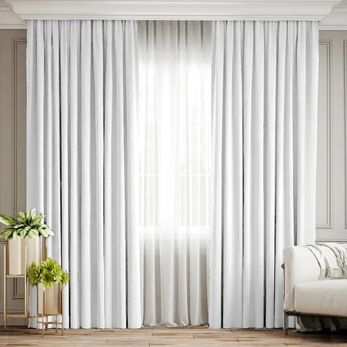 Voilage rideau moderne plissé pour salon chambre fenêtre