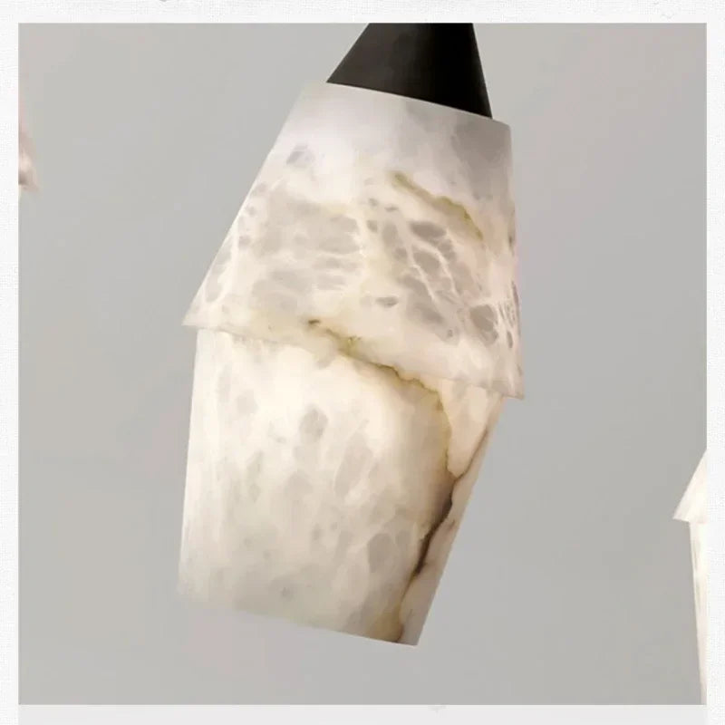 suspension moderne en marbre naturel pour décoration intérieure luxe