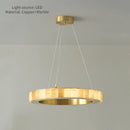 lustre moderne en duplex marbre naturel pour famille