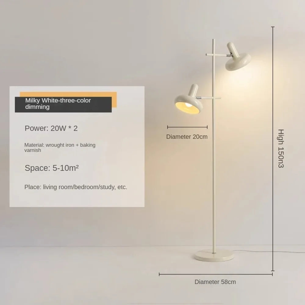 lampe à poser rétro nordique moderne en fer luxe - vue 7 sur 7