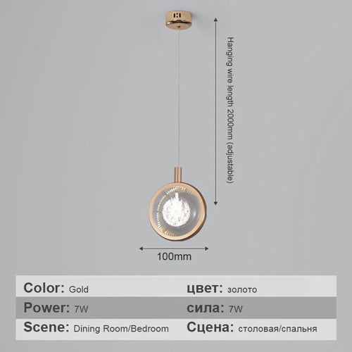 suspension en cristal de luxe pour décoration moderne intérieure - vue 11 sur 10