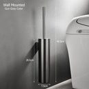 porte-brosse mural en acier inoxydable durable sans perforation