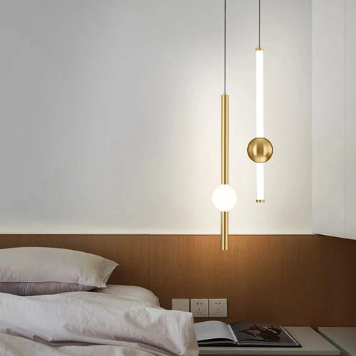 suspension led moderne pour éclairage intérieur créatif - vue 2 sur 19