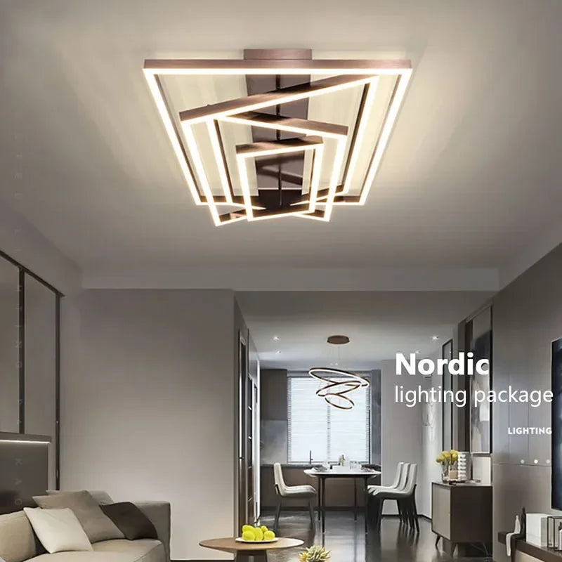 Plafonnier moderne à LEDs Style industriel pour salon salle à manger chambre décoration de la maison