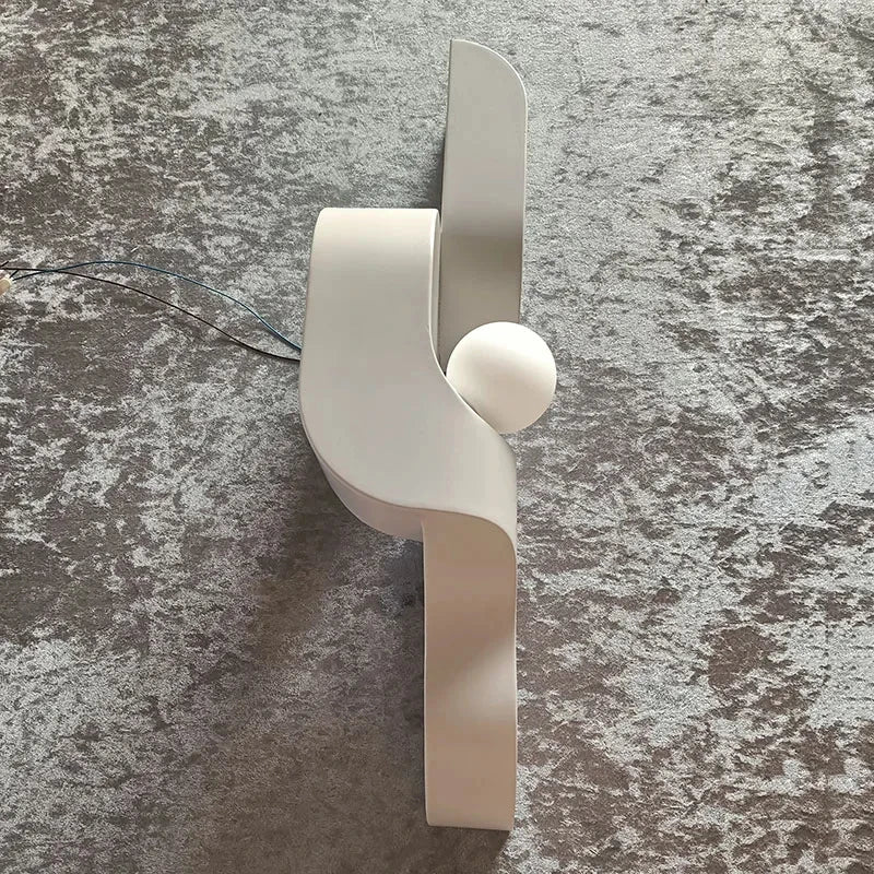 applique murale géométrique minimaliste moderne pour fond de tv
