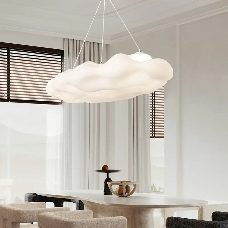 lustre nuage minimaliste moderne éclairage suspendu décoratif pour intérieur