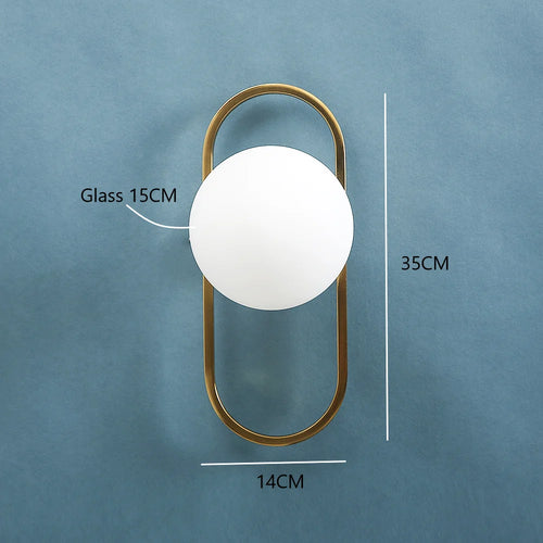 applique murale led en verre pour allée et arrière-plan d'hôtel - vue 10 sur 9