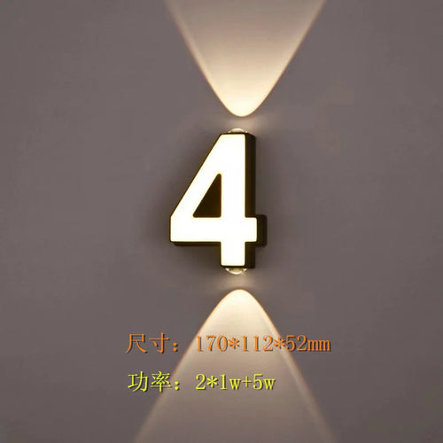 lampe numérique extérieure étanche led projection paysage signature moderne - vue 6 sur 15
