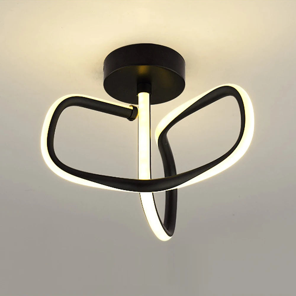 plafonnier led minimaliste pour éclairage intérieur moderne - vue 5 sur 7
