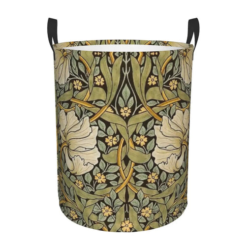 panier à linge pliable floral pour rangement jouets bébé - vue 26 sur 30