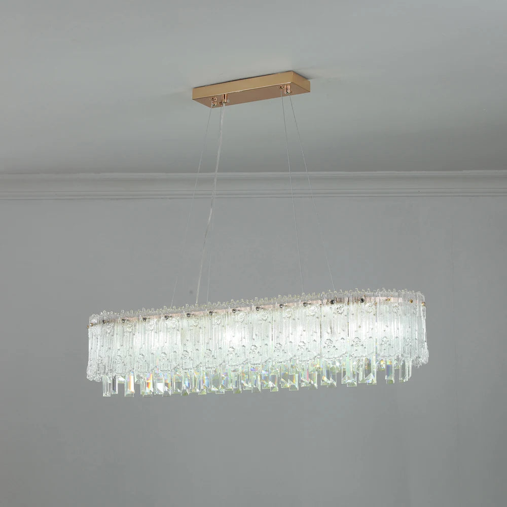 lustre moderne en cristal pour décoration haut de gamme - vue 2 sur 10