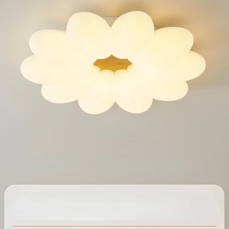 lustre créatif à pétales pour un éclairage chaleureux et apaisant - vue 4 sur 24