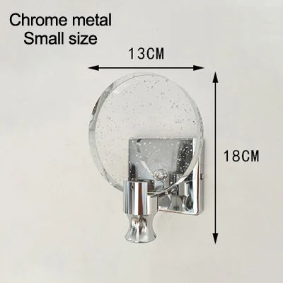 applique murale de luxe en cristal pour intérieur élégant