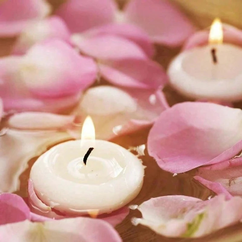 lot de bougies flottantes non parfumées pour toutes occasions romantiques - vue 4 sur 13