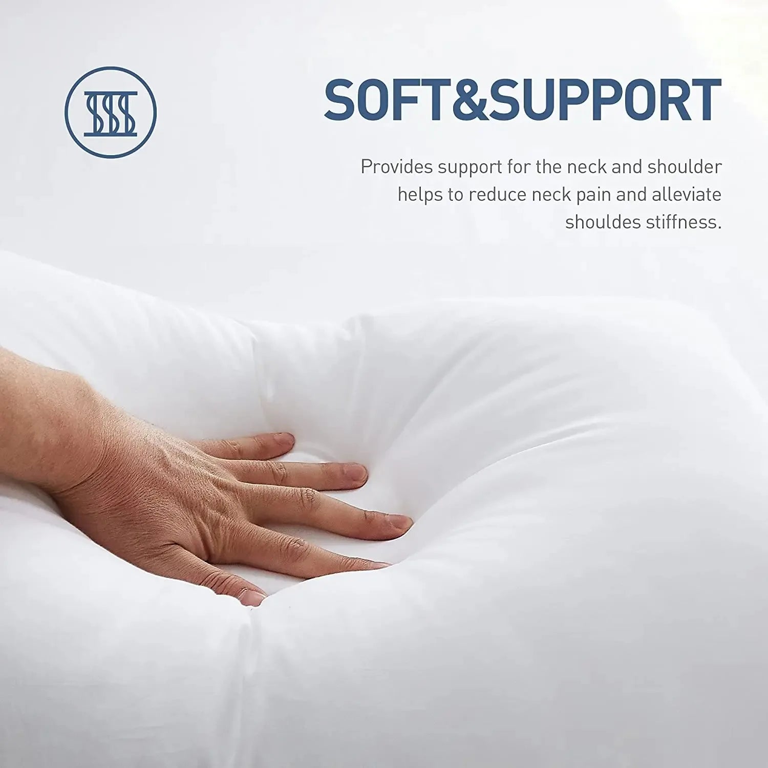 oreiller de corps doux et décoratif pour le sommeil - vue 4 sur 7
