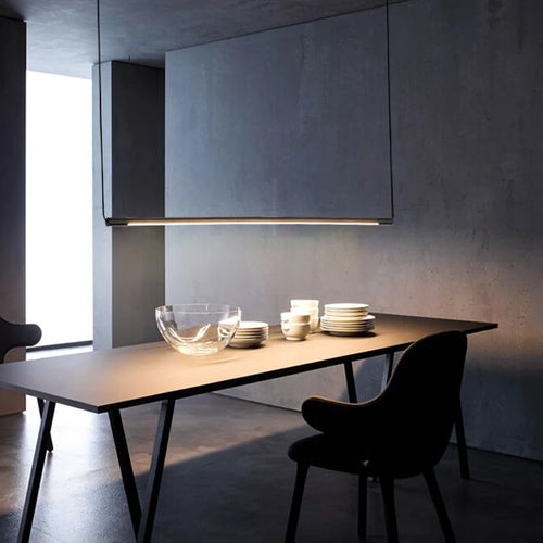 Suspension LED au design nordique moderne et minimaliste en aluminium