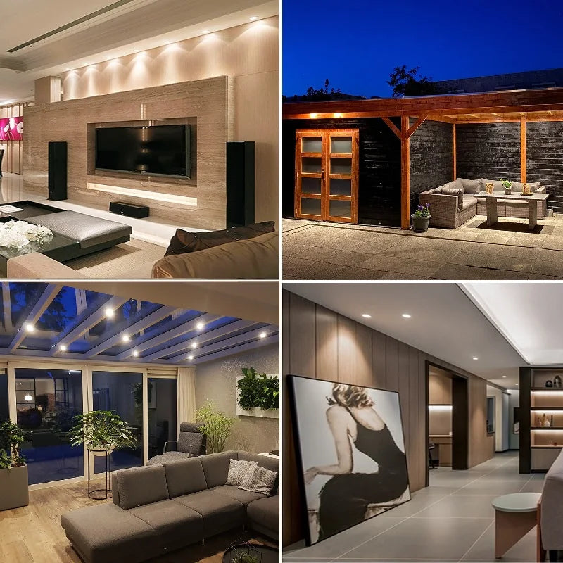 spot led encastrable inclinable réglable en hauteur pour intérieur - vue 6 sur 6