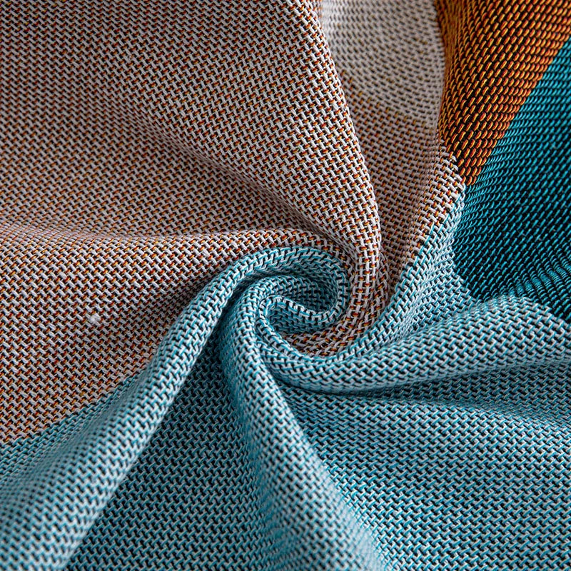 Plaid géométrique nordique multifonction salon chambre voyage - vue 7 sur 7
