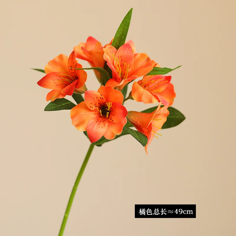 fleur artificielle trompette bouquet décoratif pour mariage et maison - vue 12 sur 12