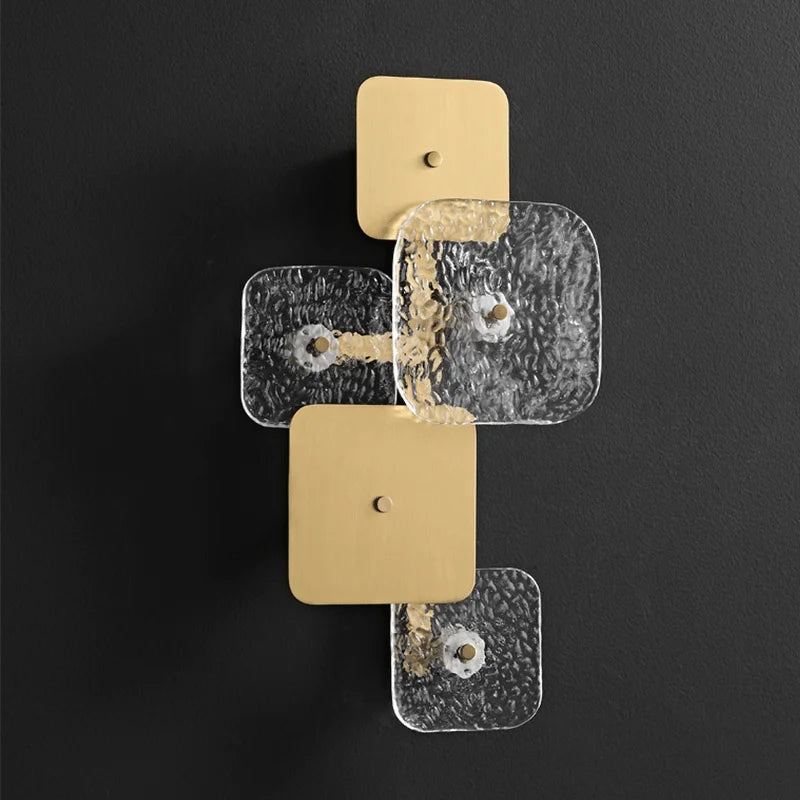 applique murale led cuivre design pour éclairage décoratif moderne - vue 3 sur 9