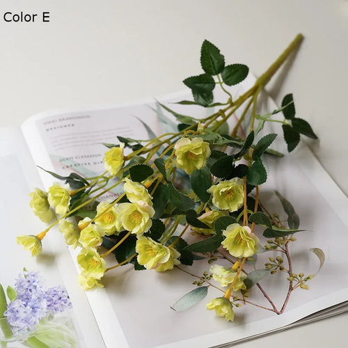 fleurs de roses artificielles en soie pour mariage et décoration - vue 9 sur 13