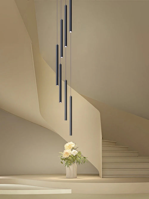 lustre suspendu pour éclairage décoratif moderne élégant - vue 2 sur 17