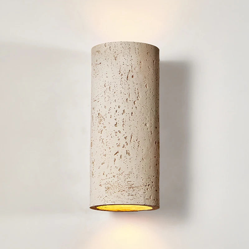 applique murale led en ciment style nostalgique décoration rétro wabi sabi