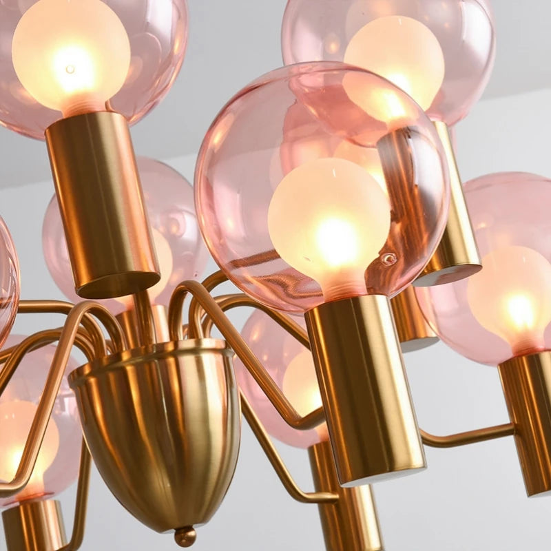suspension design en verre pour intérieur moderne et luxueux - vue 5 sur 12