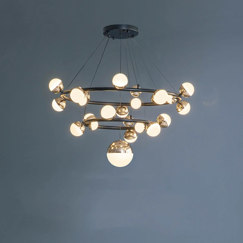 suspension led design moderne cordon réglable 	 créative - vue 4 sur 10