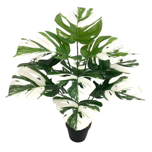 plantes artificielles grandes feuilles décoratives pour intérieur et bureau - vue 25 sur 24