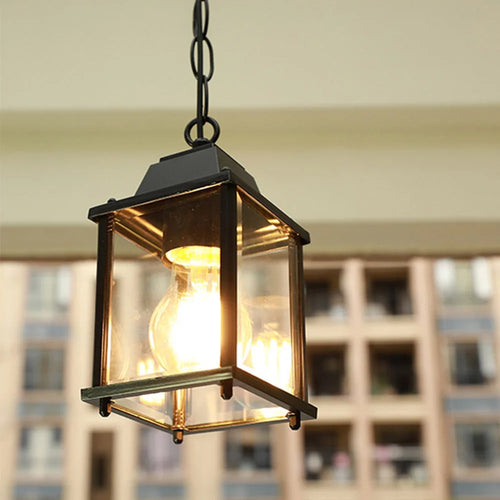 lustre extérieur rétro pour jardin et balcon décoratif - vue 3 sur 9