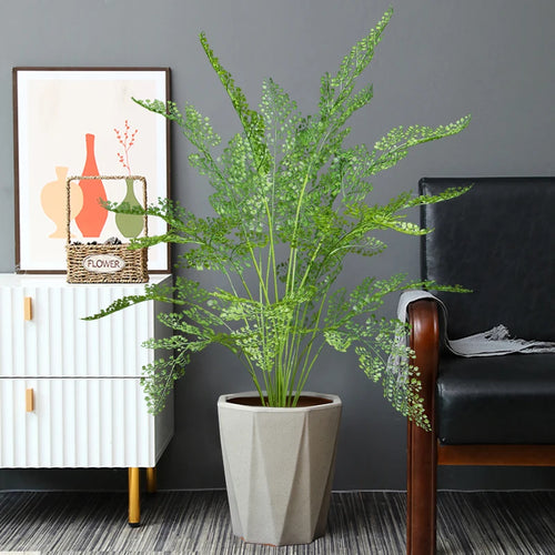 palmier tropical artificiel grandes feuilles pour décoration intérieure et extérieure - vue 3 sur 7
