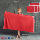 Serviette de bain polaire douce sechage rapide anti sable