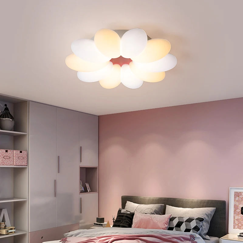 Plafonnier Led créatifs de plafond ovales pour salon salle à manger garçon fille chambre étude éclairages quotidiens intérieurs