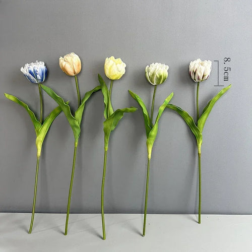 fleurs artificielles tulipes pour décoration festive et vacances - vue 2 sur 11