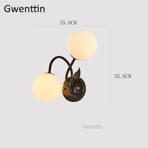 applique murale boule en verre pour décoration moderne intérieur - vue 12 sur 14