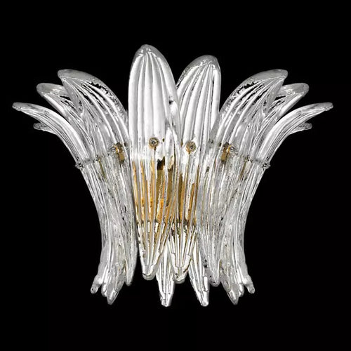 AiPaiTe français Vintage Murano verre LED lustre pour salon escalier Villa hôtel hall en forme de palmier lustre en verre - vue 4 sur 11