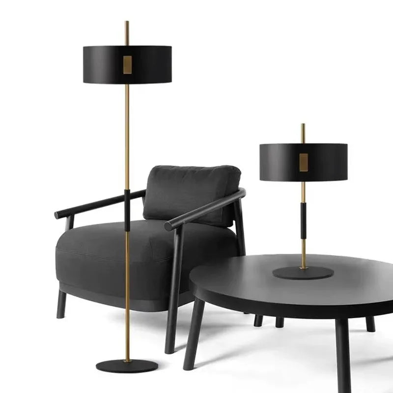 Modern Creative Led Floor Lamp, Used In The Living Room Next To The Sofa, Bedroom Bedside Lamp, Black Floor Lamp In The Study - vue 5 sur 8