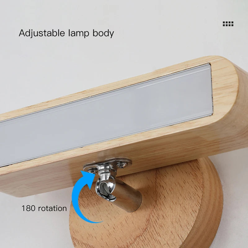 applique murale moderne en bois pour intérieur et veilleuse décorative - vue 6 sur 8