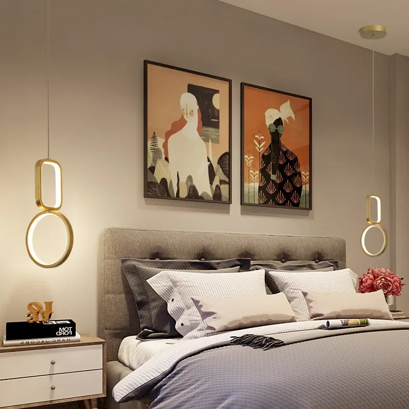 suspension moderne à led pour décoration intérieure élégante - vue 5 sur 10