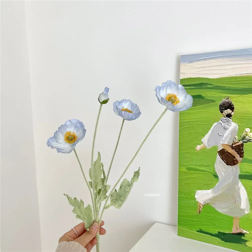 fleurs artificielles coquelicots pour mariage et décoration intérieure - vue 11 sur 25