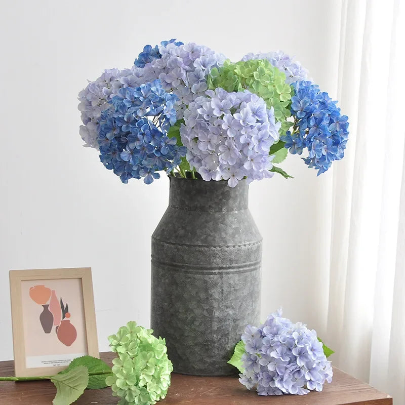 branche d'hortensia artificielle pour décoration intérieure et bureau - vue 4 sur 12