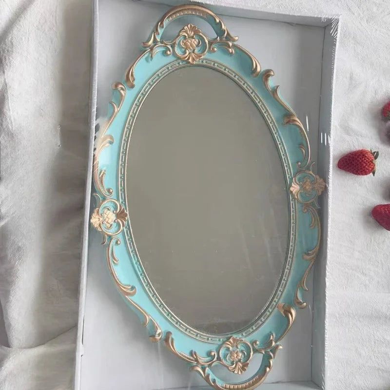 miroirs vintage décoratifs en verre pour bijoux et aromathérapie