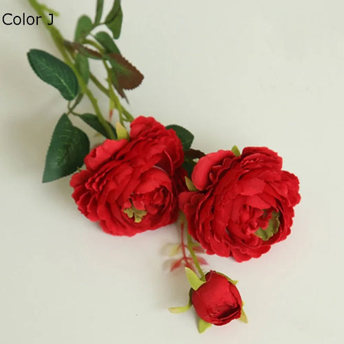 têtes de rose en soie artificielle pour décoration mariage et fête - vue 13 sur 16