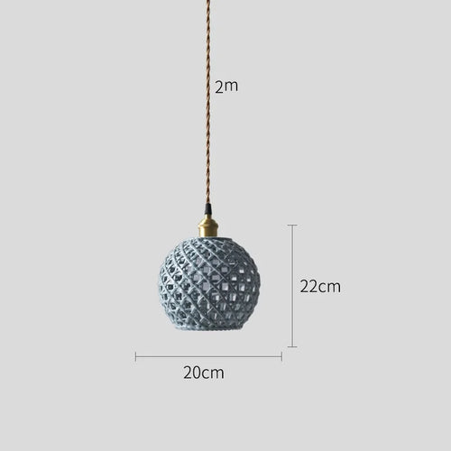 suspension LED blanc en céramique luminaires maison éclairage intérieur chambre salon à côté nordique moderne cuivre suspension lampe - vue 16 sur 23