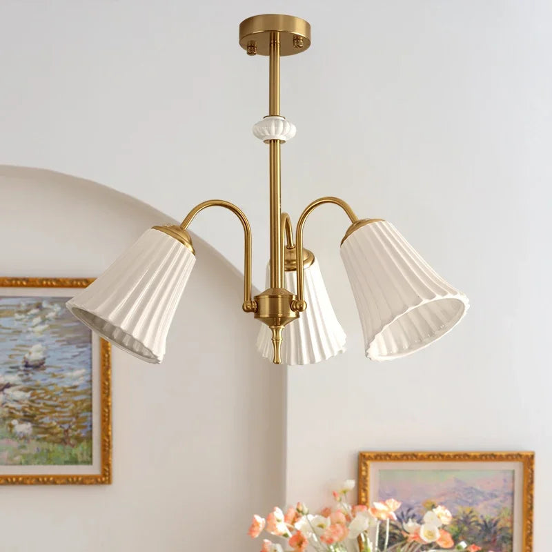 lustre en céramique style nordique moderne pour intérieur élégant - vue 2 sur 9